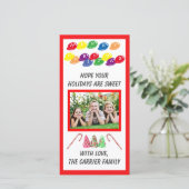 Sweet Candy Noël - Carte photo (Debout devant)