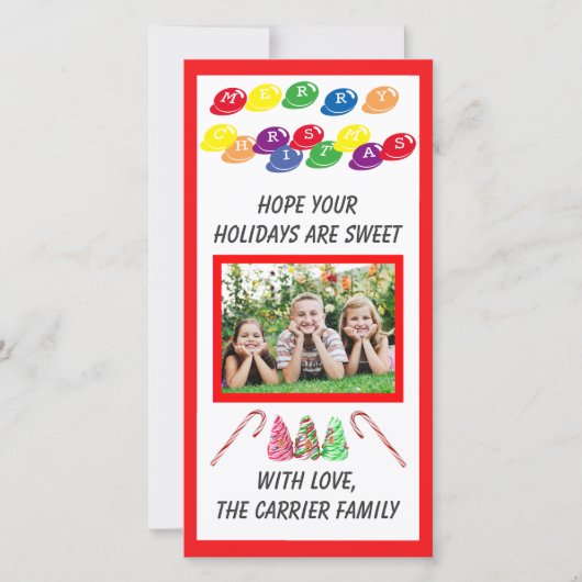 Sweet Candy Noël - Carte photo (Devant)