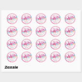 Sweet Candyland Sprinkles Ronde Sticker (Vel)