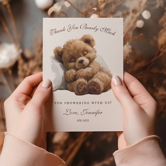 Sweet Caramel Rustic Beer Knuffel Bedankt