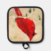 Sweet Cardinal Oven Mitt Pannenlap (Voorkant)