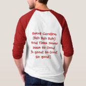 Sweet Caroline Baseball T-shirt (Achterkant)