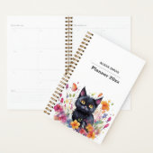 Sweet Cat Waterverf ongedateerd | Je naam Planner (Display)