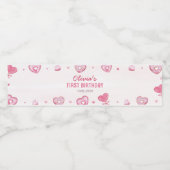 Sweet Celebration Anniversaire Étiquette de boutei (Étiquettes simples)