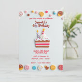 Sweet Celebration Anniversaire Invitation (Debout devant)