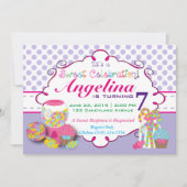 Sweet Celebration Candy Invitation (Devant)