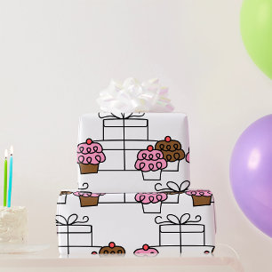 Sweet Celebration Cupcake en geschenkdoos Cadeaupapier