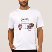 Sweet Celebration Cupcake en geschenkdoos T-shirt (Voorkant)
