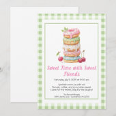 Sweet Celebration Invite – Colorful Donuts Party  Kaart (Voorkant / Achterkant)