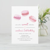 Sweet Celebration | Uitnodiging van de partij Birt (Staand voorkant)