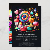 Sweet Celebration Wonderland Verjaardag Kaart (Voorkant / Achterkant)