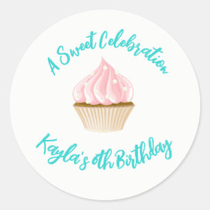 Sweet Celebrcake Ronde Sticker