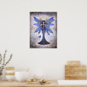 Sweet Celeste Blue Fairy Print van Molly Harrison (Keuken)