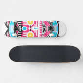 Sweet Chacater Vector Illustratie dekskateboard Skateboard (Horizontaal)