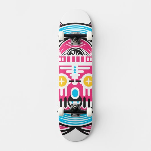 Sweet Chacater Vector Illustratie dekskateboard Skateboard (Voorkant)