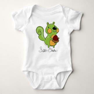 Sweet Cheeks in Groen Romper