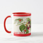 Sweet Cheeks  Raspberry gepersonaliseerd Mok (Links)