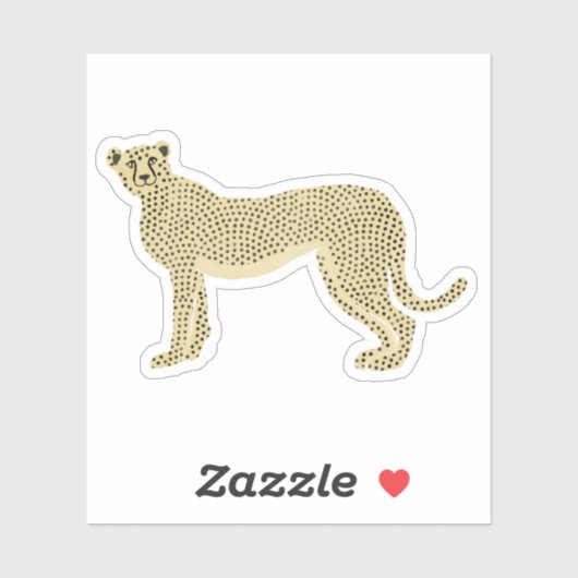 Sweet Cheetah Sticker (Vel)