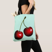 Sweet Cherries Canvas tas - Kies kleur (Dichtbij)