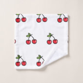 Sweet Cherry Bath Towel Set (Gant de toilette)
