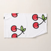 Sweet Cherry Bath Towel Set (Serviette à main)