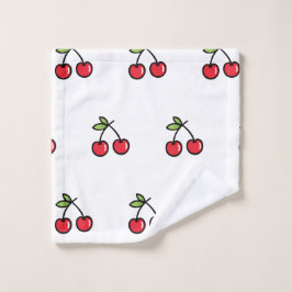 Sweet Cherry Bath Towel Set Bad Handdoek