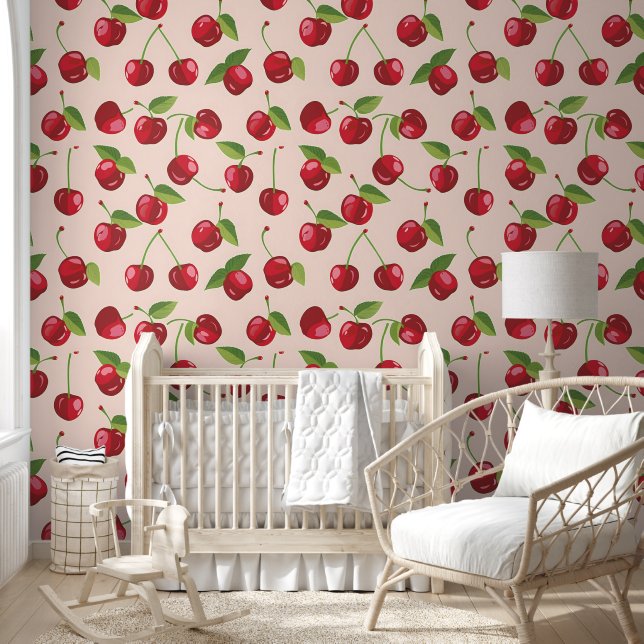 Sweet Cherry Delight Behang (Kinderen)