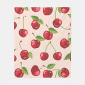 Sweet Cherry Delight Fleece Deken (Voorkant)