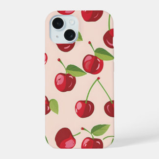 Sweet Cherry Delight iPhone 15 Hoesje