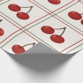 🎁 Sweet Cherry Holiday Gift Wrap Collection Cadeaupapier (Hoek)