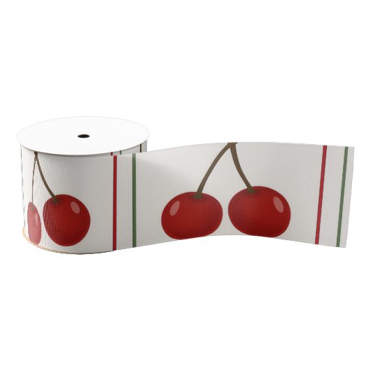 🎁 Sweet Cherry Holiday Gift Wrap Collection Grosgrain Lint (Spoel)