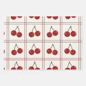 🎁 Sweet Cherry Holiday Gift Wrap Collection Inpakpapier Vel (Voorkant 3)