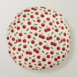 🍒✨Sweet Cherry Minimal Collectio Rond Kussen