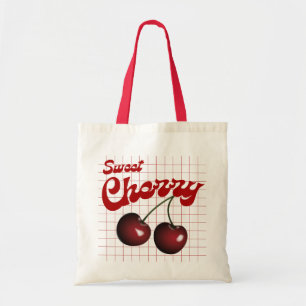 Sweet Cherry Schattige Fruit Budget Canvas tas