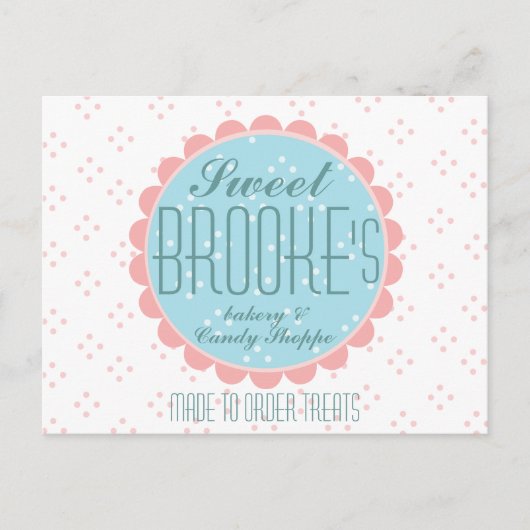 Sweet Chic Logo Briefkaart (Voorkant)