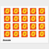 Sweet chick in liefde, sticker (Vel)