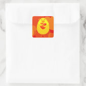 Sweet chick in liefde, sticker (Tas)