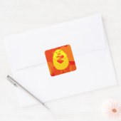 Sweet chick in liefde, sticker (Envelop)