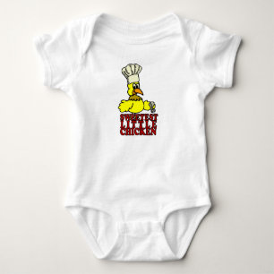 Sweet Chicken BBQ Baby Romper