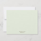 Sweet Chicks Merci Cartes - Vert (Dos)