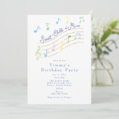 Sweet Child of Mine Invitation d'anniversaire musi (Debout devant)