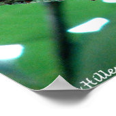 Sweet Chipmunk in een Poster met bomen (Hoek)