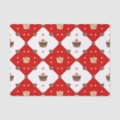 Sweet Chocolate-behandelingen Moderne kerstWaterve Tissuepapier (Voorkant)