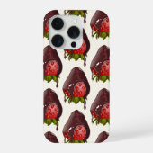 Sweet Chocolate Covered Strawberry Pattern Cream (Verso)