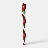 Sweet Chocolate Covered Strawberry Pattern Cream iPhone Hoesje (Linkerkant)