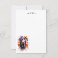 Sweet Chocolate Labrador Retriever Dank u