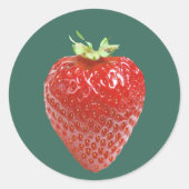 Sweet Choice Strawberry Stickers – Hand-Drawn Cute (Devant)