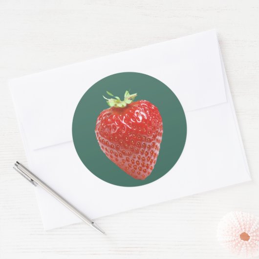Sweet Choice Strawberry Stickers – Hand-Drawn Cute (Enveloppe)
