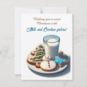Sweet Christmas Card - Wishing You a Holiday Fille Kaart