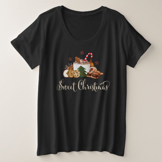 Sweet Christmas Frappuccino Cookie Cinnamon Art (Design devant)